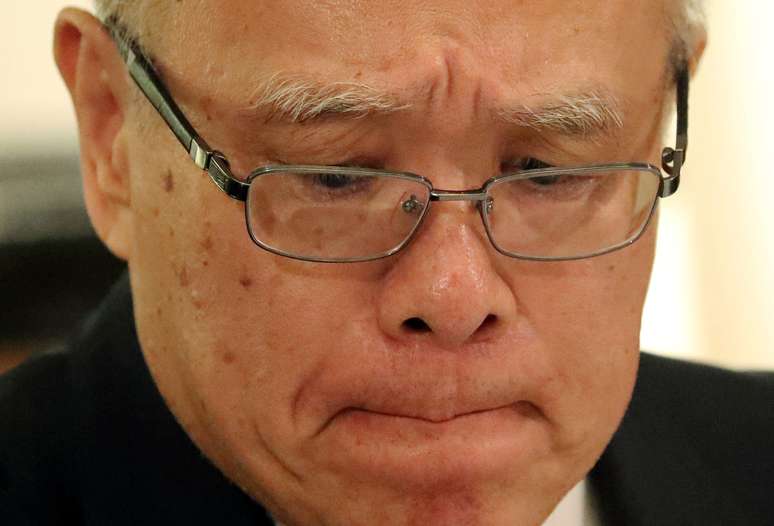 Tetsuo Yukioka, diretor da Universidade de Medicina de T&oacute;quio, durante entrevista coletiva 07/08/2018 REUTERS/Toru Hanai