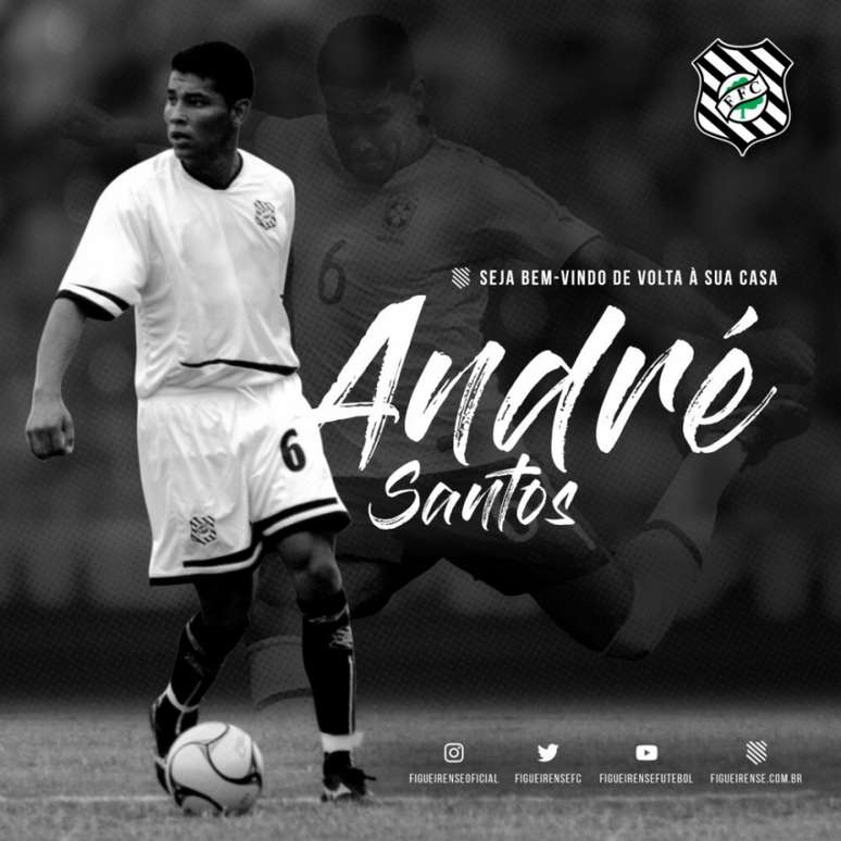 André Santos volta ao Figueirense (Reprodução/Twitter)