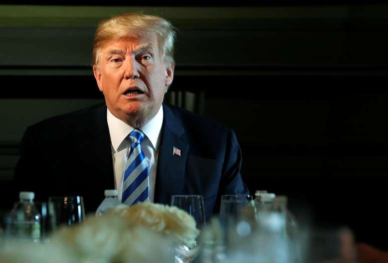 Presidente dos EUA, Donald Trump, participa de mesa redonda em Nova Jersey
09/08/2018 REUTERS/Carlos Barria