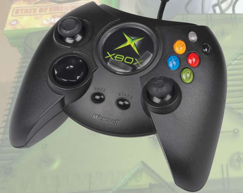 Este foi o controle original do Xbox