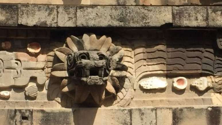 Quetzalcoatl ou serpente emplumada era uma das divindades mais importantes da Mesoamérica