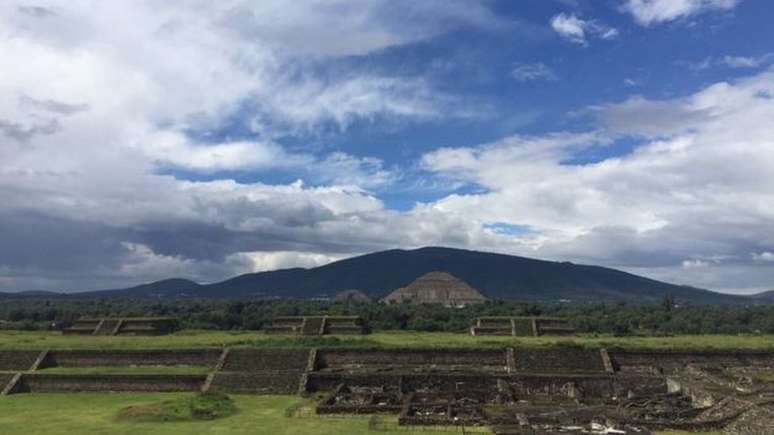 Teotihuacán chegou a ter uma área de 23 km quadrados e entre 150 mil e 200 mil habitantes