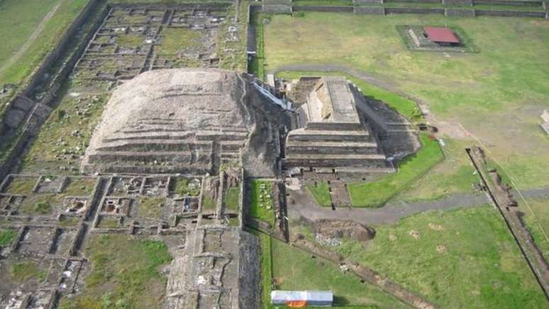 A cultura de Teotihuacan teve seu apogeu entre os anos 100 e 550 a.C.