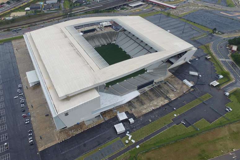 O estádio do Corinthians, em Itaquera, Zona Leste de São Paulo