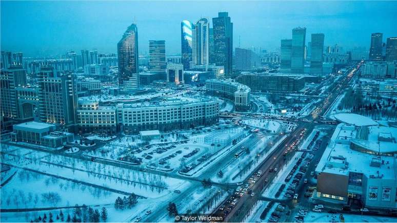 O russo é a língua escolhida em cidades do Cazaquistão como a capital, Astana