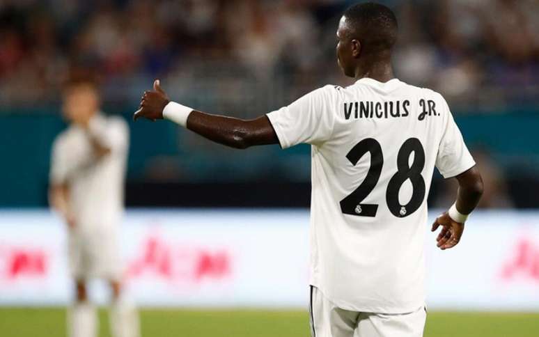 Vinicius Junior pode fazer sua estreia em partidas oficiais pelo Real nesta quarta (Divulgação / Twitter)