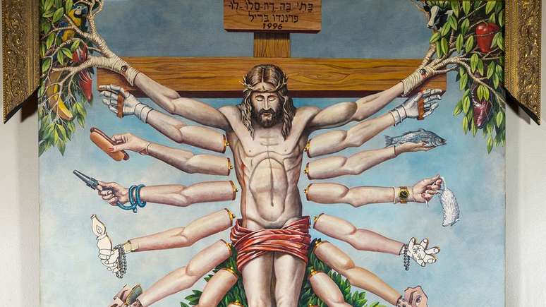 Obra do gaúcho Fernando Baril foi considerada uma ofensa ao cristianismo