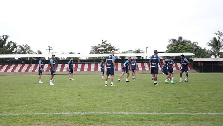 Treino do Grêmio no CT do Vasco