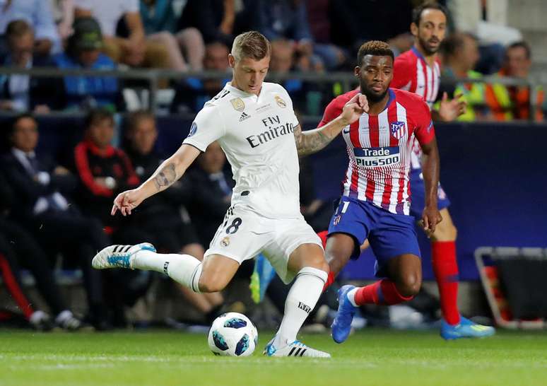 Toni Kroos defendeu o Real Madrid na derrota para o Atlético de Madrid Supercopa da Espanha