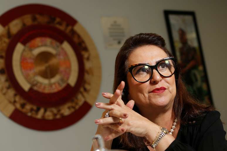 Candidata a vice-presidente pelo PDT, K&aacute;tia Abreu, durante entrevista &agrave; Reuters 16/08/2018 REUTERS/Adriano Machado