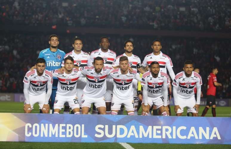 O time que encarou o Colón nesta quinta-feira, em Santa Fé - FOTO: Pato Aguilera/São Paulo FC
