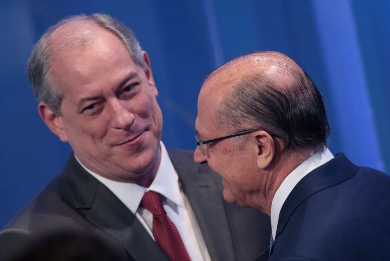 Ciro Gomes e Geraldo Alckmin participam de debate na RedeTV
 17/8/2018          REUTERS/Paulo Whitaker 