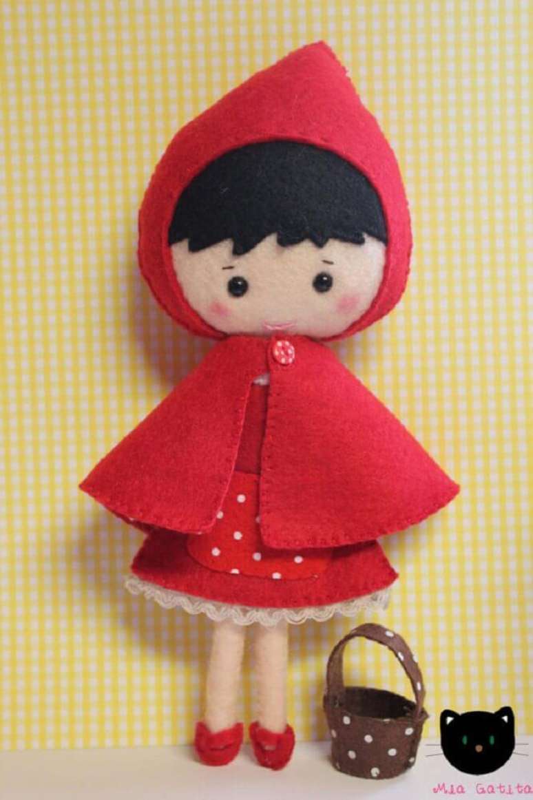 24. O artesanato em feltro rende brinquedos bem fofos para crian&ccedil;as