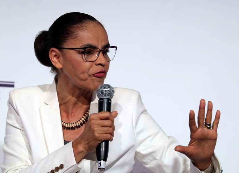 Marina Silva durante evento em São Paulo
 20/8/2018    REUTERS/Paulo Whitaker 