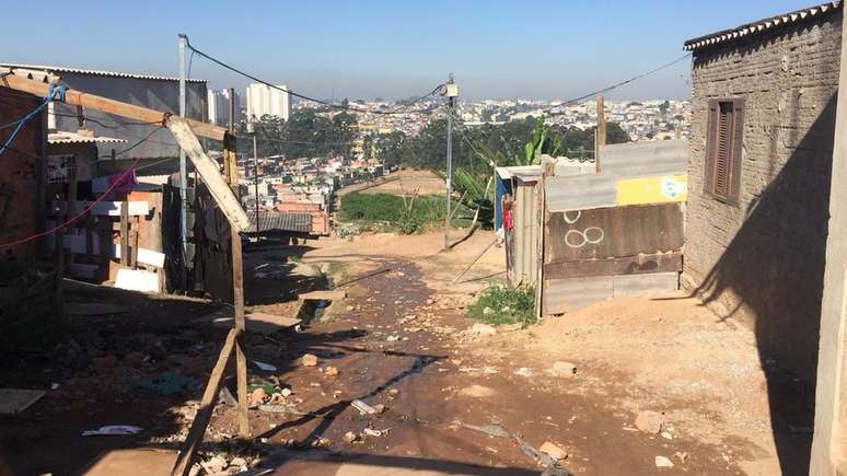 O entregador de pizzas Geovane dos Santos, de 18 anos, foi morto pela PM em uma rua da favela Etelvina, na zona leste de SP
