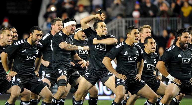 Copa do Mundo de Rugby: o time Maori da Nova Zelândia