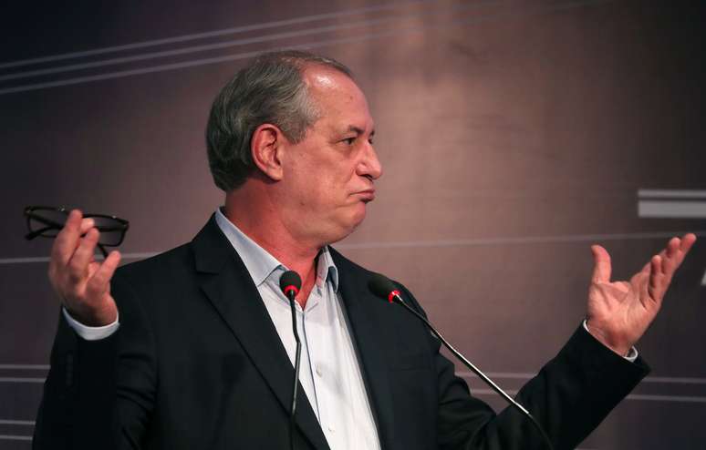 Candidato do PDT à Presidência, Ciro Gomes, durante evento em São Paulo
20/08/2018 REUTERS/Paulo Whitaker