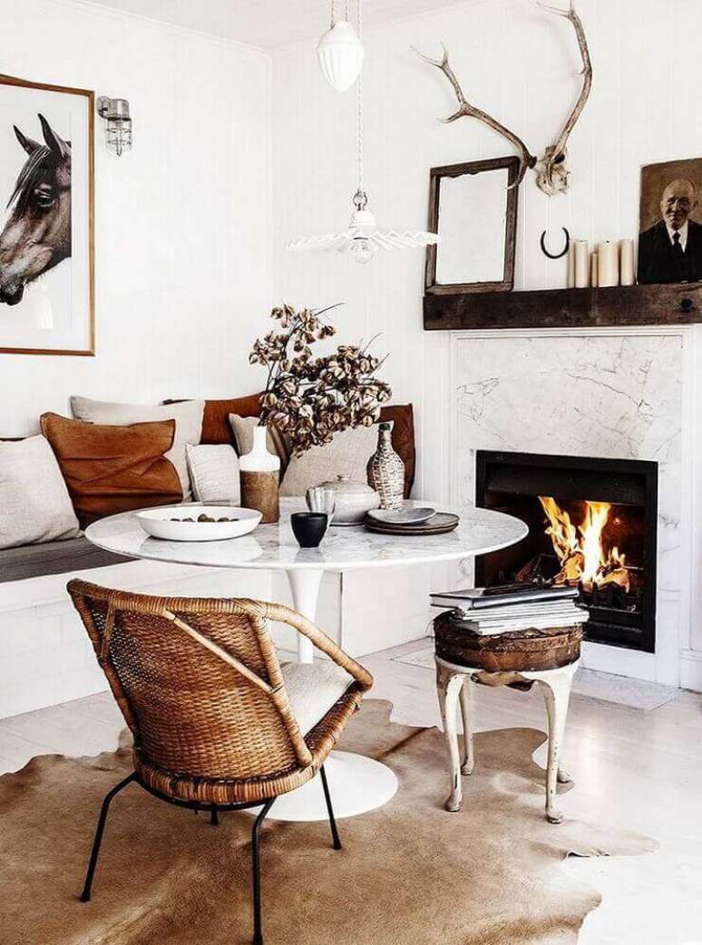 28. Os m&oacute;veis de vime s&atilde;o perfeitos para compor a decora&ccedil;&atilde;o de ambientes com estilo escandinavo &ndash; Foto: Jutarnji List