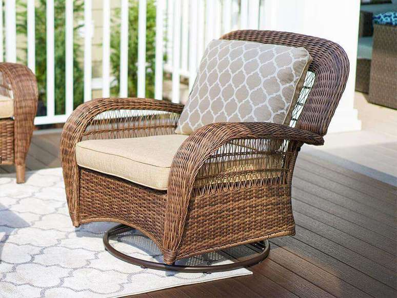 46. Poltrona de vime &ndash; Foto: Inkandcoda