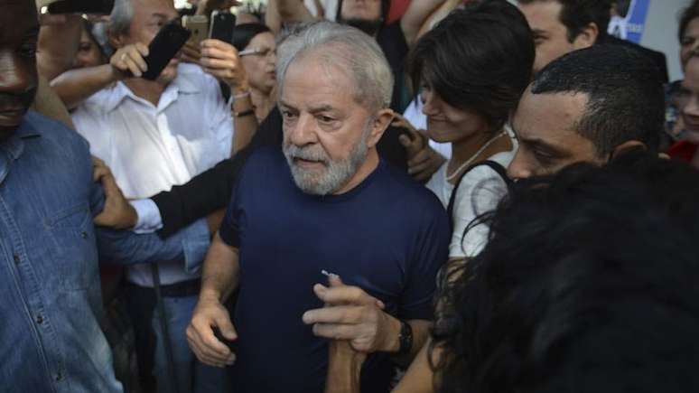 Lula foi preso em abril, depois de passar quase 48 horas no prédio do Sindicato dos Metalúrgicos do ABC