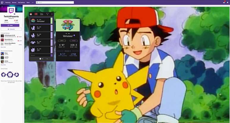 O plug-in Pokémon Badge Collector permite coletar Pokémon durante as transmissões