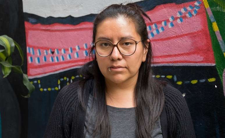 Norma Jiménez, uma das vítimas, conta que foi estuprada por vários policiais durante repressão a protesto