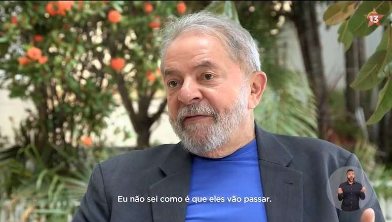 Lula em depoimento veiculado no primeiro programa eleitoral do PT para a TV nas eleições 2018