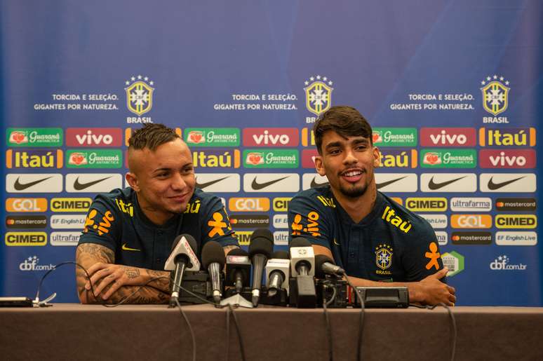 Everton e Lucas Paquetá falaram sobre a recepção na primeira concentração da Seleção Brasileira