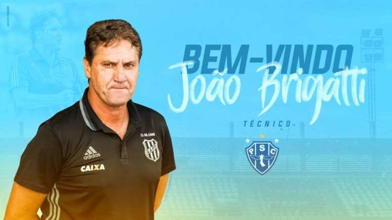 João Brigatti é anunciado como novo técnico do Paysandu