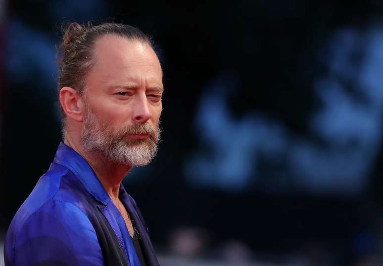 M&uacute;sico Thom Yorke durante Festival Internacional de Cinema de Veneza, na It&aacute;lia 01/09/2018 REUTERS/Tony Gentile 