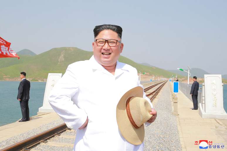Líder norte-coreano, Kim Jong Un 24/05/2018 KCNA/via REUTERS