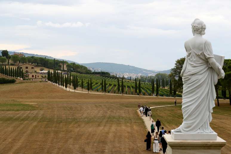 Vila medieval restaurada pelo estilista italiano Brunello Cucinelli, em Solomeo, na It&aacute;lia 4/09/2018  REUTERS/Alessandro Bianchi 