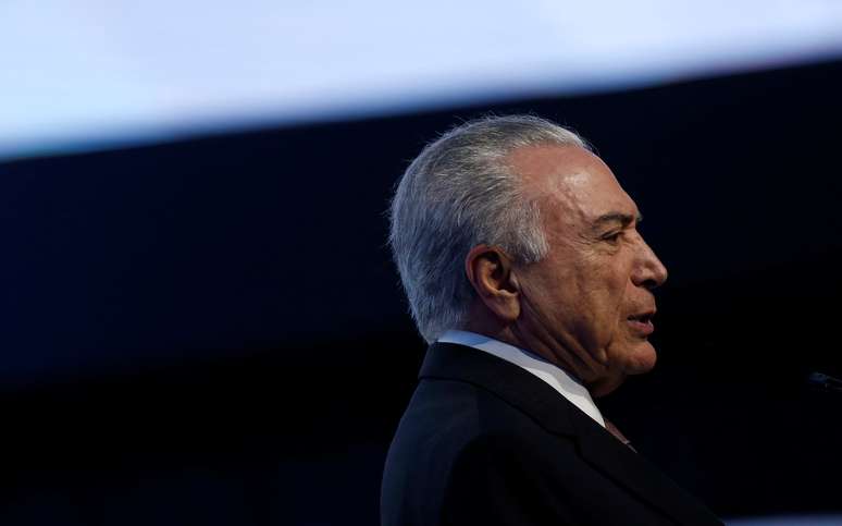 Presidente Michel Temer durante cerimônia em Brasília
03/09/2017 REUTERS/Adriano Machado