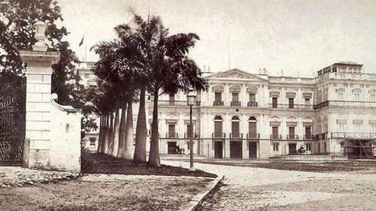 O prédio do Museu Nacional já foi morada da família real no Rio de Janeiro