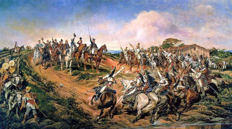 Dom Pedro 1º proclamou Independência do Brasil às margens do Rio Ipiranga