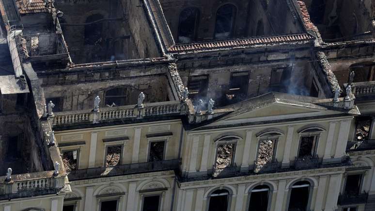 Diretor alertou sobre condições precárias do Museu Nacional há 174 anos, antes mesmo da mudança do acervo para o Palácio Imperial de São Cristóvão (acima)