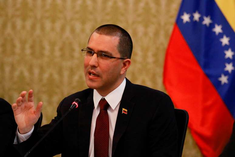 O ministro das relações exteriores da Venezuela, Jorge Arreaza