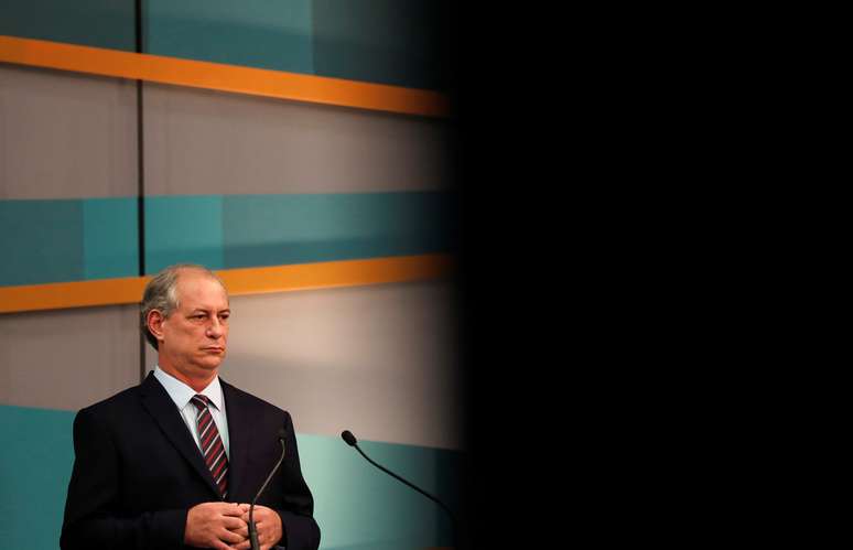 Candidato do PDT à Presidência, Ciro Gomes, durante debate promovido pela TV Gazeta, em São Paulo  09/09/2018 REUTERS/Nacho Doce 