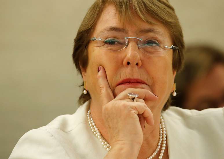 Alta comissária de Direitos Humanos da ONU, Michelle Bachelet, em Genebra 10/09/2018 REUTERS/Denis Balibouse
