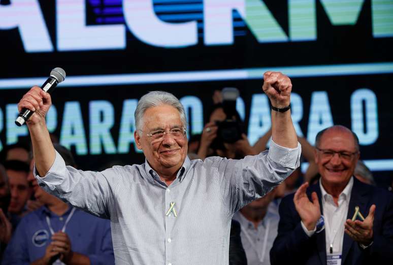 Ex-presidente Fernando Henrique Cardoso em convenção do PSDB
 4/8/2018   REUTERS/Adriano Machado 