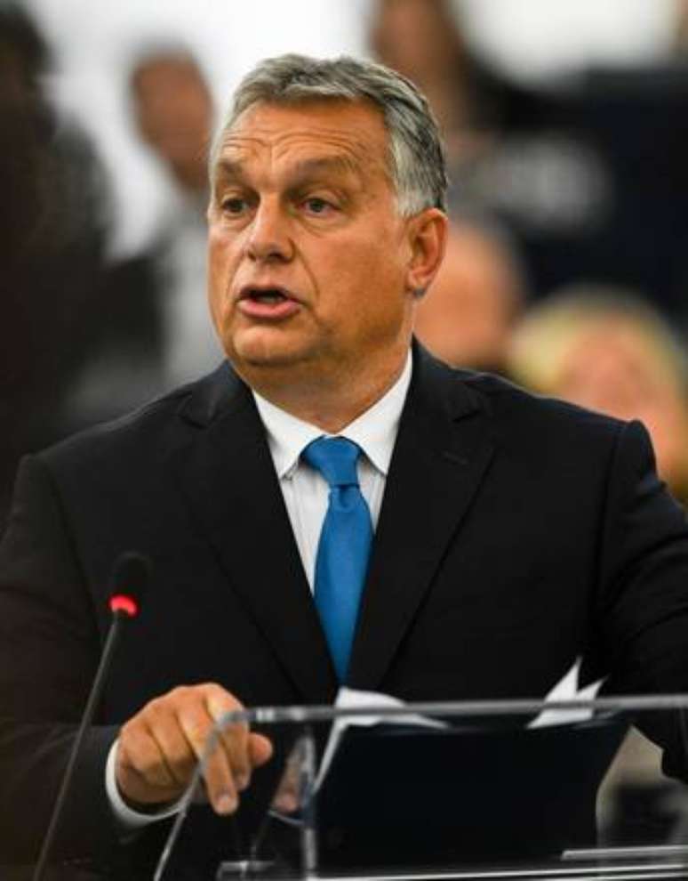 Viktor Orbán discursa no Parlamento da União Europeia