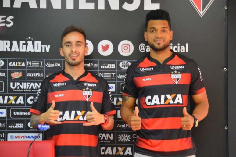 Atlético-GO apresenta dois reforços (Foto: Divulgação)