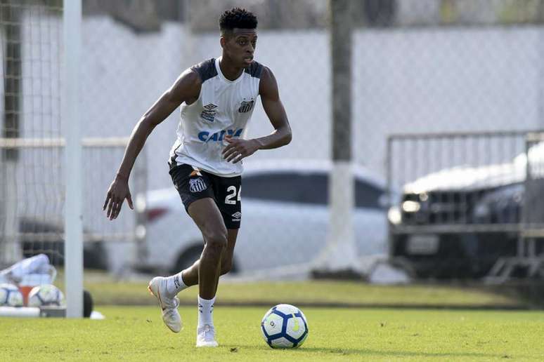 Bambu é titular do Santos e tem contrato apenas até novembro desde ano com o Alvinegro (Foto: Ivan Storti/Santos)