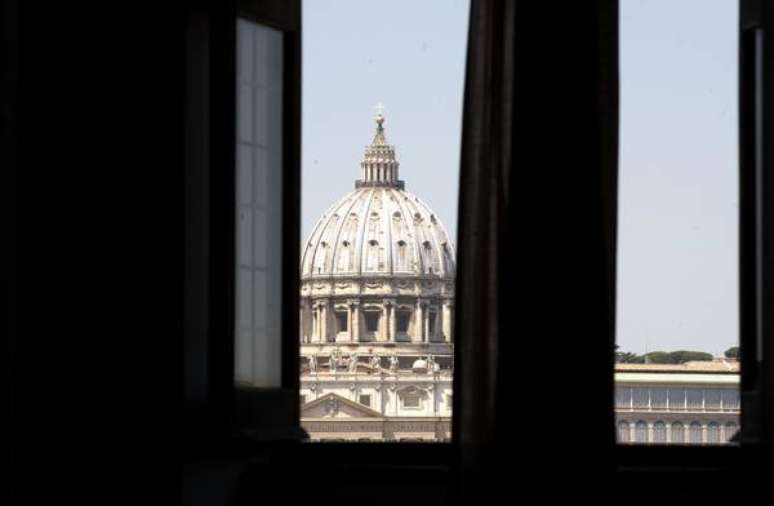 Vista da cúpula da Basílica de São Pedro, no Vaticano