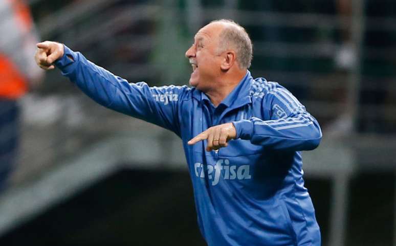 O técnico do Palmeiras, Luiz Felipe Scolari