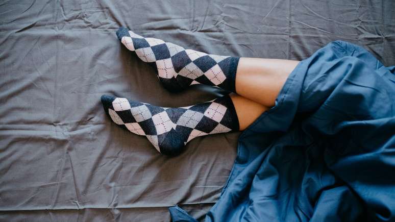 Você tem meias especialmente destinadas à hora de dormir?