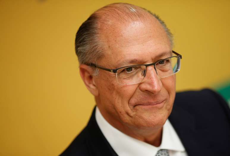 Candidato do PSDB à Presidência, Geraldo Alckmin, durante entrevista à imprensa estrangeira em Brasília
17/09/2018 REUTERS/Adriano Machado 