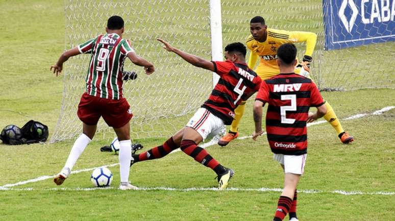 Fluminense venceu o Flamengo e avançou no Brasileirão Sub-20 (Foto: MAILSON SANTANA/FLUMINENSE FC.)