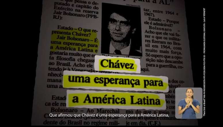 Programa relembra elogio de Bolsonaro a Chávez