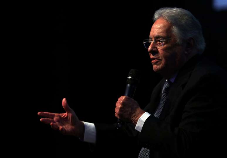 Fernando Henrique Cardoso fala durante evento em São Paulo
 11/9/2018    REUTERS/Paulo Whitaker 